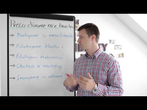 BE VISIBLE! videoblog #37 - Prečo dávame naše know-how trhu