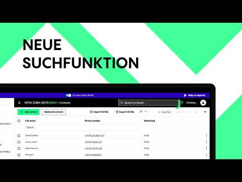 NFON Admin Portal Entdecken