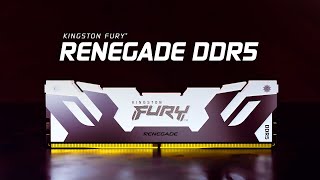 Kingston FURY 32 GB DDR5 6000 MHz Renegade White/Silver (KF560C32RW-32) - відео 1