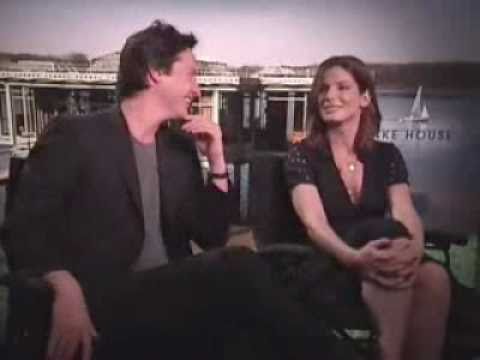 Sandra Bullock & Keanu Reeves about making a movie "The Lake House"