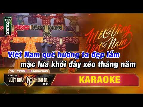 KARAOKE MỘT VÒNG VIỆT NAM - PHAN ĐINH TÙNG (BEAT CHUẨN CÓ BÈ - FULL 50.000VNĐ)