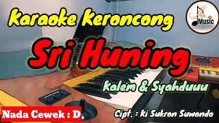 Download lagu SRI HUNING KARAOKE KERONCONG NADA WANITA / CEWEK || FULL LIRIK BERJALAN ~ Cipt. Ki Sukron Suwondo mp3