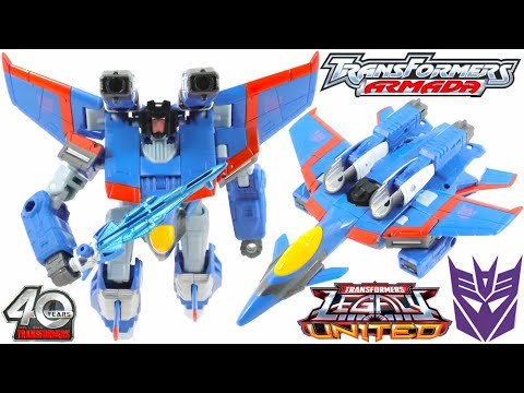 Transformers Legacy TL-EX Voyager Class Armada Universe Super Mode Starscream Exclusive Review (4K)