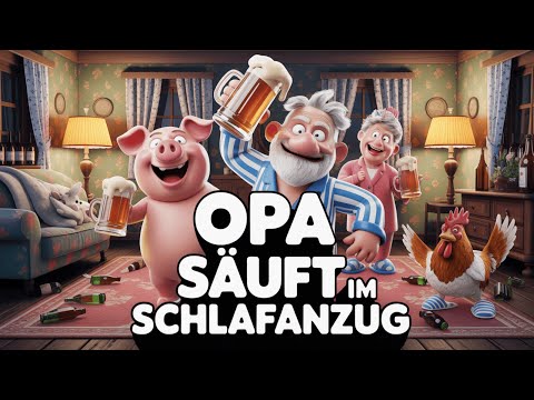 Opa säuft im Schlafanzug – Der totale Rentner-Abriss! Schlager Musik
