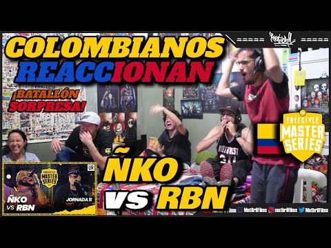 🔴 COLOMBIANOS REACCIONAN a RBN vs ÑKO - NADIE se ESPERABA este BATALLÓN [FMS COLOMBIA J11]