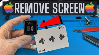 Apple Watch Screen Removal Series 1 7000 2 3 4 5 Tools and Technique
