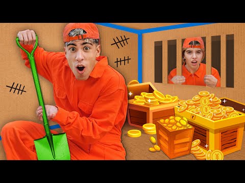 24 HOURS IN A CARDBOARD PRISON !!