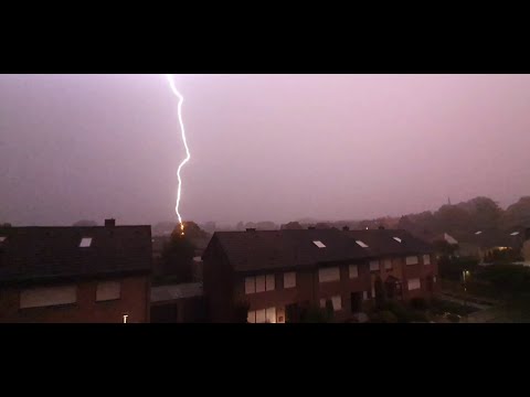 Gewitter über Merkstein am 12.09.2023