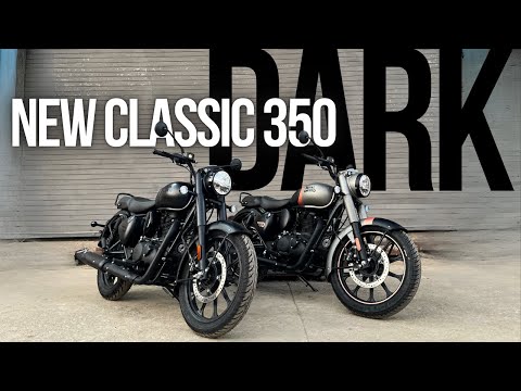 New Classic 350 Dark Stealth Black and Gun Grey | All Details | Motorxone