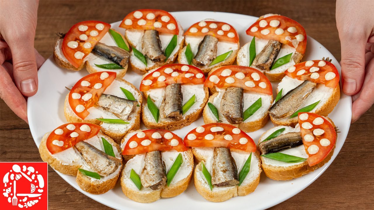 The most popular sandwiches for the New Year's table! My personal Top!