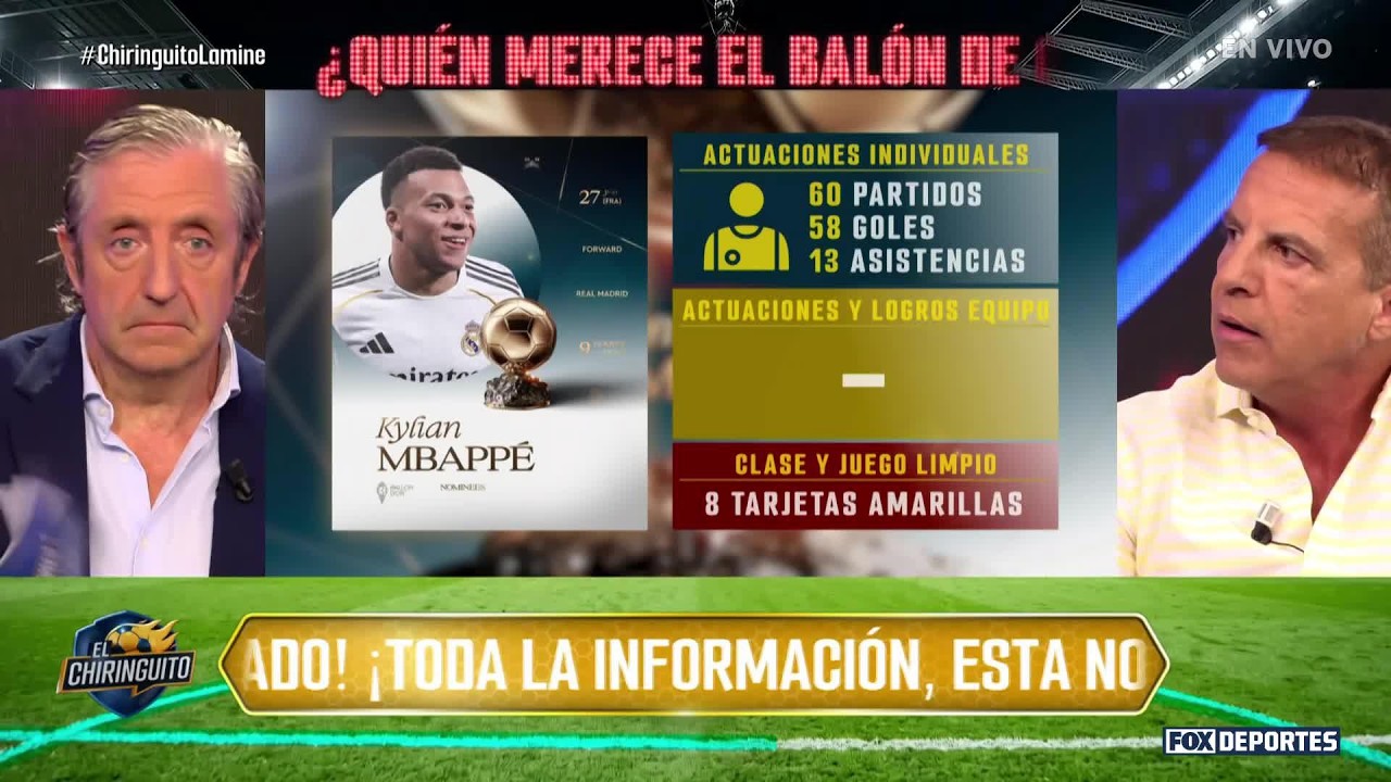 ¿KYLIAN MBAPPÉ, LAMINE YAMAL o alguien más? Cerró la VOTACIÓN para el BALÓN DE ORO | El Chiringuito