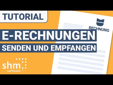 shm Handwerkersoftware E-Rechnung