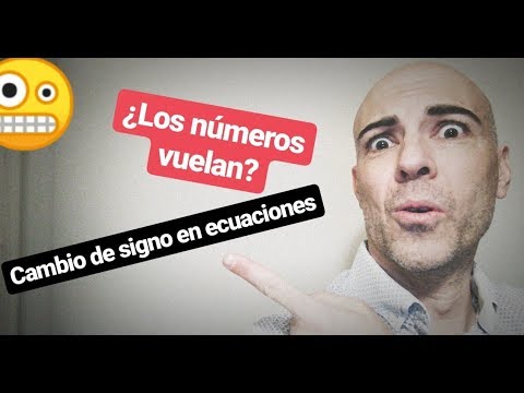 ▷ Cómo despejar la x en una ecuación de primer grado. Cambio de signo en las ecuaciones