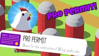 Buying the Pro Silo Permit | Egg Inc.