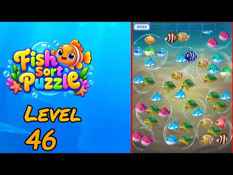 Fish Sort Puzzle Level 46 Walkthrough thumbnail