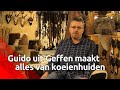 Winkel in koeienhuiden is uit de hand gelopen hobby. 'We zien in een wei alleen motiefjes lopen'
