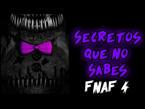 Todos Los SECRETOS Del Nuevo Animatronico Del Nuevo Teaser De FNAF 4  Que No Viste