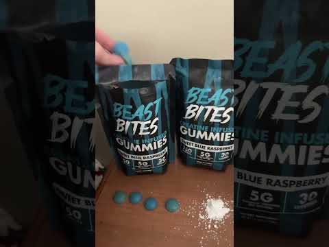 Beast Bites vs Regular Creatine‼ #creatinegummies #creatinemonohydrate