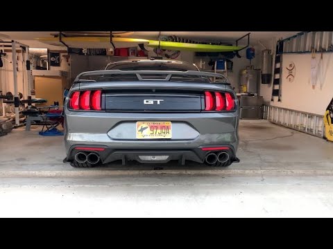 2019 Mustang GT MBRP Pro Series Cat Back Exhaust; Race Version Install/ Review!