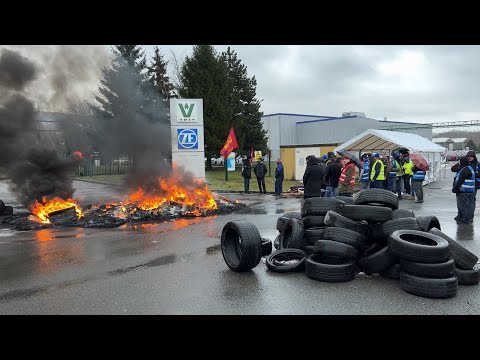 Les salariés de Fonderie Lorraine en grève