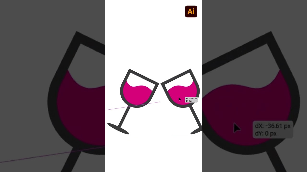 wine glass icon design #logo #logodesign #logodesigner #icon #vector