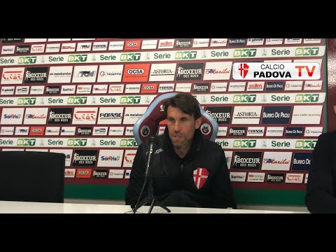 Sala stampa Cittadella-Padova, intervista a Mister Centurioni