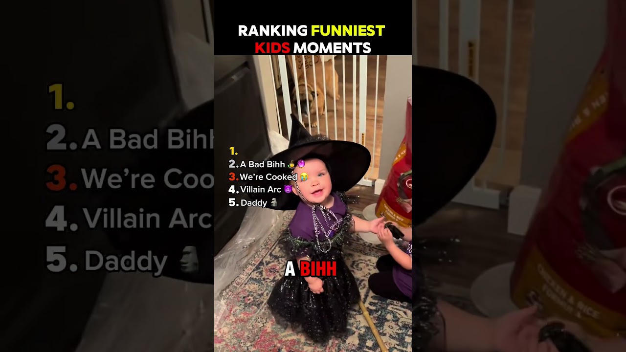 Ranking funniest "kids" moment #shorts #ranking