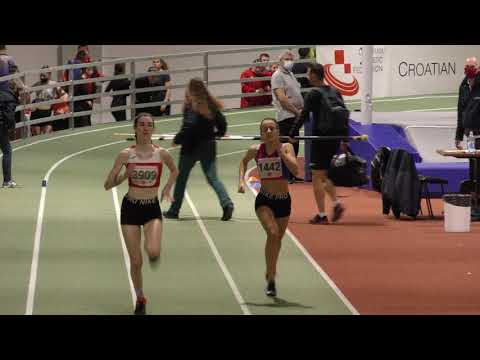 400m [Ž], I. skupina - Ekipno dvoransko PH PRVA LIGA, 3. kolo 2021