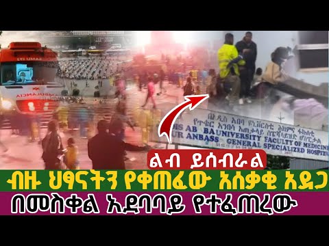 ብዙ ህፃናትን የቀጠፈው አሰቃቂ አደጋ | በመስቀል አደባባይ ዝግጅት የተፈጠረው | ልብ የሚሰብር የወላጆች እንባ accident at meskel square