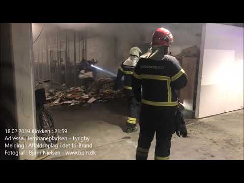 18.02.2019 - Brand på stationen - Lyngby