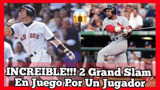 Peloteros Que Han Dado 2 Grand Slams En Un Solo Juego MLB
