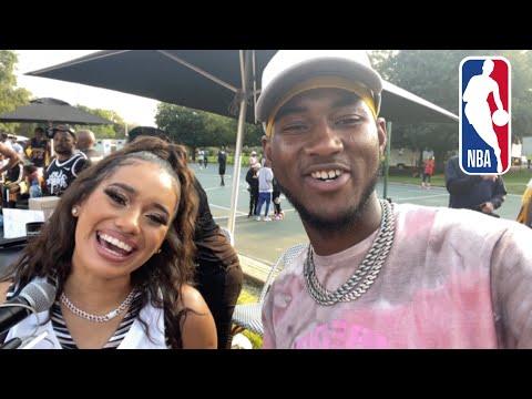 I MET MY CRUSH @KimJayde at the NBA LAUNCH