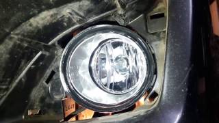 Toyota Corolla. Установка и подключение ПТФ.