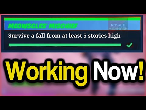 [WORKING] Survive a fall from at least 5 stories high Meowscles Mischief Fortnite Challenge Guide!