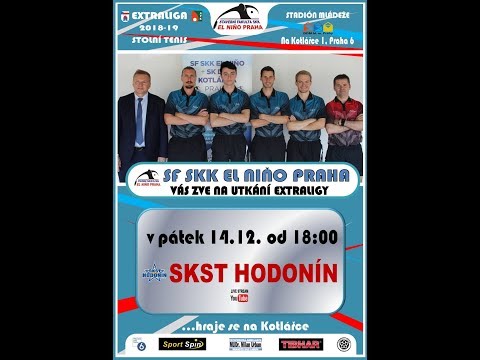 Extraliga mužů 18/19, 9.kolo , SF SKK El Nino Praha - SKST Hodonín - STAVOIMPEX