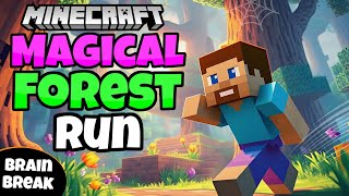 Download lagu 💎 Minecraft Magical Forest Treasure Run 🌳 Fitness Run | Brain Break | GoNoodle Inspired mp3