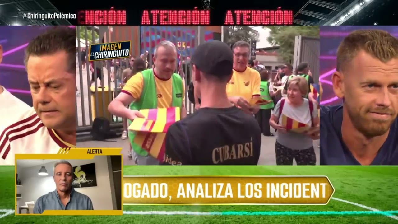 😡🇪🇸 ENFADO de TOMÁS RONCERO y el NO-HOMENAJE en el Camp Nou | El Chiringuito