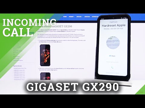 Discover Incoming Call Screen in Gigaset GX290 - Incoming Call Screen Available Options