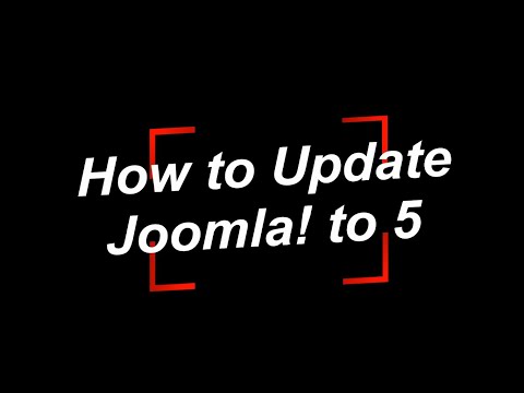 How to Update Joomla! to 5