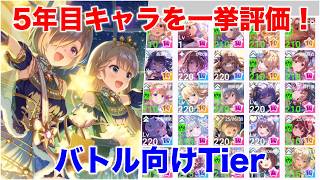 【アイプラ】5年目のキャラのバトル性能を一挙評価【アイドリープライド/IDOL PRIDE】