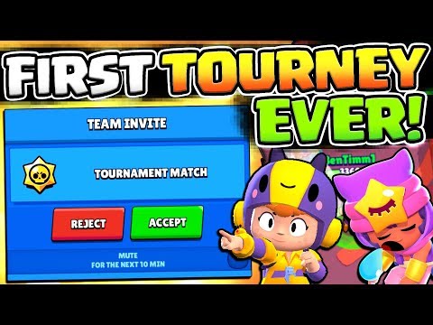 MY FIRST EVER BRAWL STARS OFFICIAL TOURNAMENT! (warning.. very sweaty)