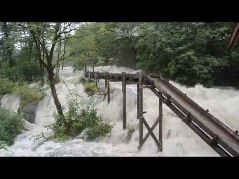 Sagelva, Strømmen, flom september 2015