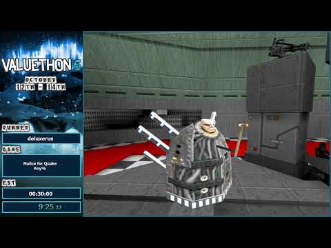 Valuethon 5 - Malice for Quake Any% Speedrun by Deluxerus