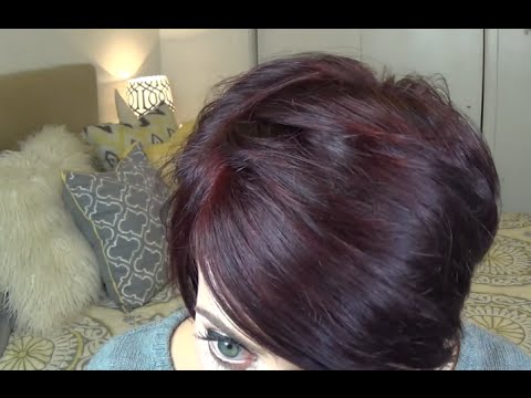 How I Get my Burgundy Plum Hair Color at Home