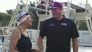 Meet Maurine Kornfeld, 100-year-old USMS swimming legend 😃