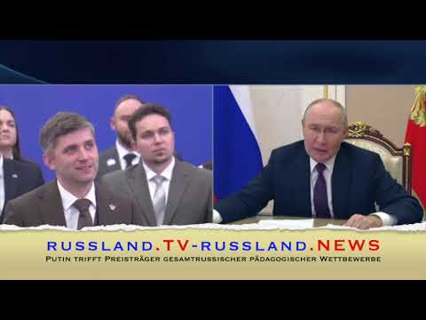 Putin trifft Preisträger gesamtrussischer pädagogischer Wettbewerbe