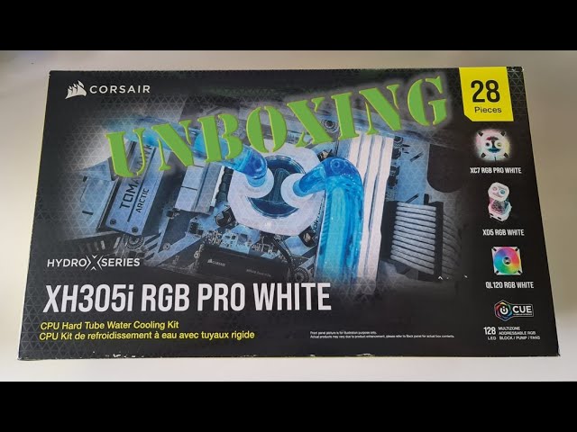 Vídeo relacionado con Corsair Hydro X Series iCUE XH305i RGB Pro Kit de Refrigeración Personalizada (Circuito Refrigeración para CPU, Bloque de Refrigeración Líquida CPU, Pack Bomba/Depósito D5, 3 Ventiladores RGB) Blanco