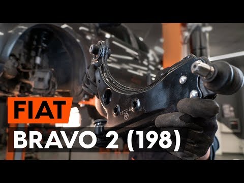 How to change front suspension arm / front control arm on FIAT BRAVO 2 (198) [TUTORIAL AUTODOC]