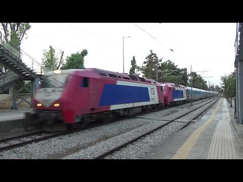 (FHD) ADtranz / Bomdardier DE 2000 locomotives hauling InterCity trains (August 2021)