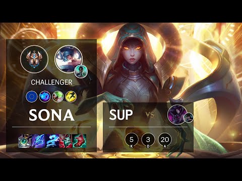 Sona Support vs Morgana - EUW Challenger Patch 11.4